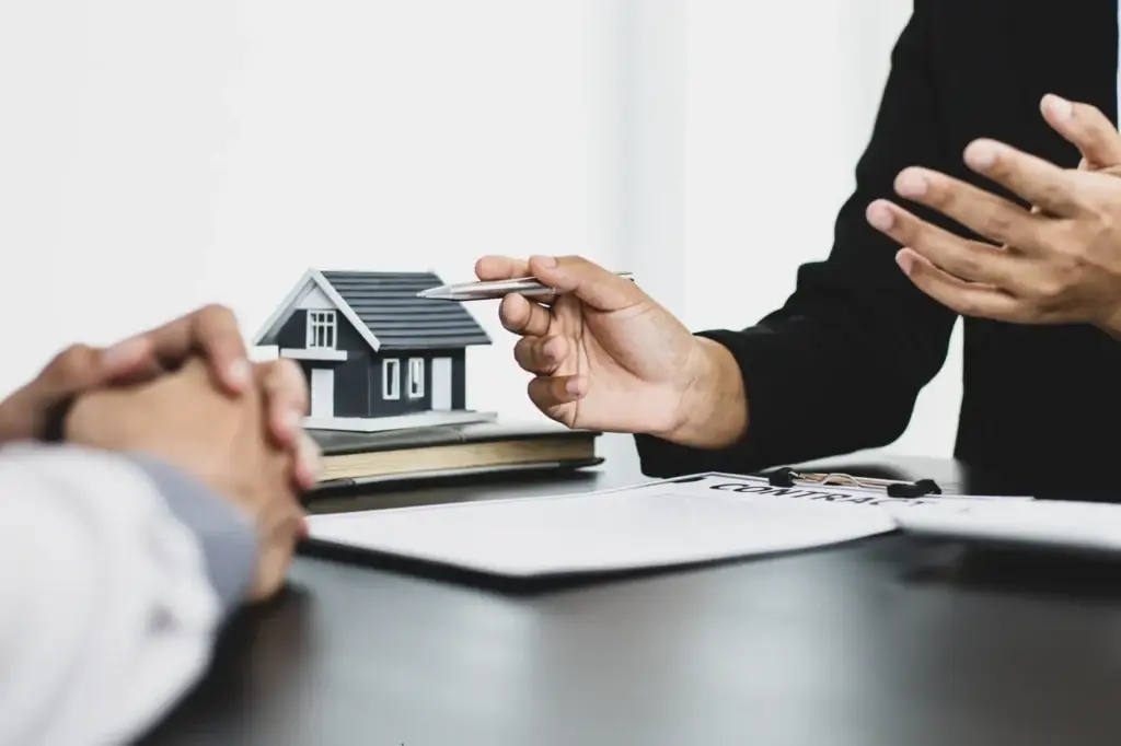 Discussing real estate investment opportunities.